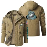 Philadelphia Eagles Windproof Fleece Jacket Hooded Custom Name