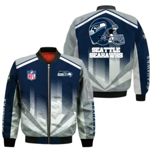 Seattle Seahawks Bomber Jacket All Over Prints Custom Name