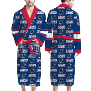 New York Giants Unisex 3D Bathrobe