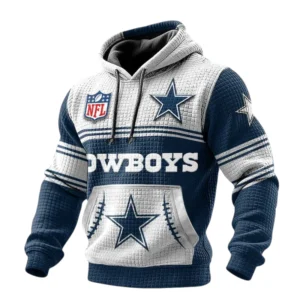 Dallas Cowboys 3D Waffle Pullover Hoodie
