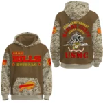 Buffalo Bills US Marine Corps 250th Anniversary 3D Hoodie Limited 2026 Custom Your Name