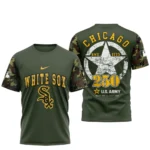 Chicago White Sox x U.S. Army 250th Birthday 3D T-Shirt Limited