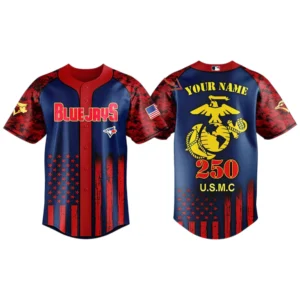Toronto Blue Jays x USMC 250th Birthday 3D Baseball Jersey Limited 2026 Custom Your Name