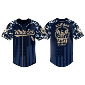 Chicago White Sox x US Navy 250th Birthday 3D Baseball Jersey New 2026 Limited