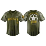 Colorado Rockies x US Army 250th Birthday 3D Baseball Jersey Limited 2026