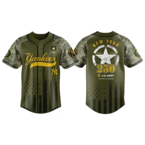 New York Yankees x US Army 250th Birthday 3D Baseball Jersey Limited 2026
