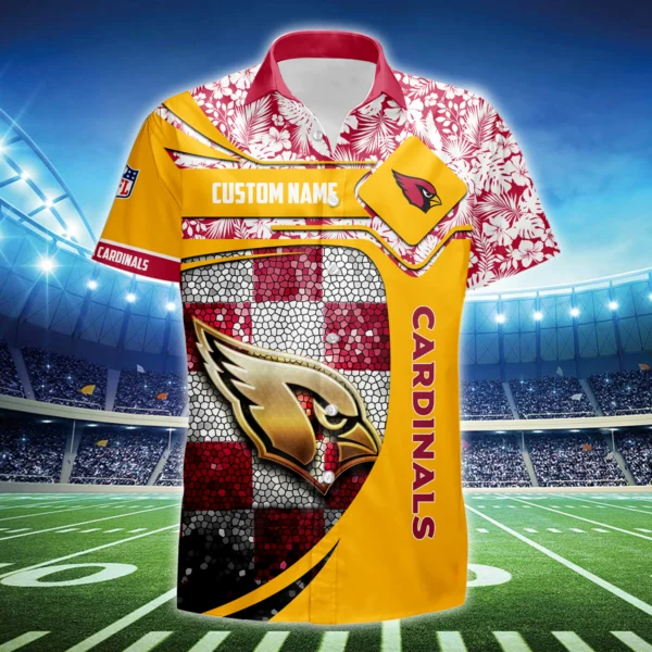 Arizona Cardinals 3D Hawaiian Shirt 2026 Limited Custom Name