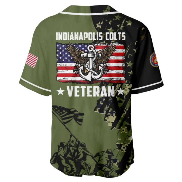 Indianapolis Colts x USMC Veteran 3D Baseball Jersey Limited 2026 Custom Your Name