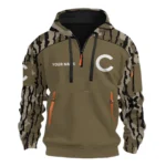 Chicago Cubs Half Zip Hoodie Customize Your Name