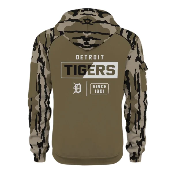 Detroit Tigers Half Zip Hoodie Customize Your Name