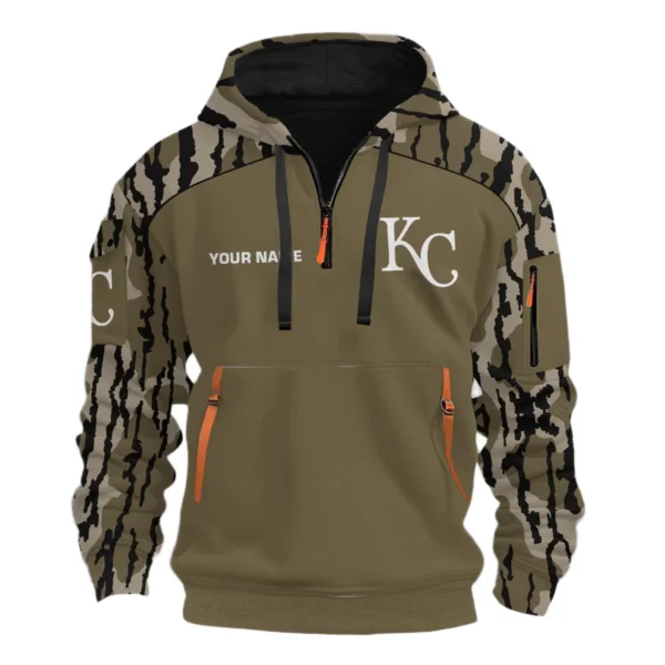 Kansas City Royals Half Zip Hoodie Customize Your Name