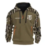 Minnesota Twins Half Zip Hoodie Customize Your Name