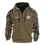 Dallas Cowboys Half Zip Hoodie Customize Your Name