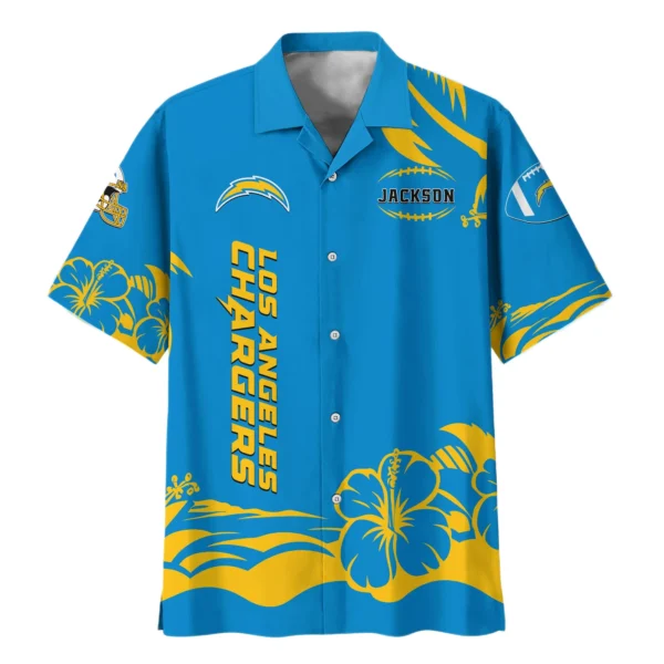 Los Angeles Chargers Hawaiian Shirt 2026 Limited Custom Name