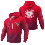 Cleveland Guardians Waffle Pullover Hoodie Custom Your Name