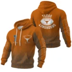 Texas Longhorns Waffle Pullover Hoodie Custom Your Name