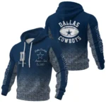 Dallas Cowboys Waffle Pullover Hoodie Custom Your Name