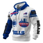 Buffalo Bills Waffle Pullover Hoodie Customize Your Name