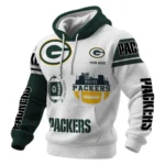 Green Bay Packers Waffle Pullover Hoodie Customize Your Name