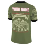 Cincinnati Bengals x US Marine Corps 250th Anniversary V-Neck Short Sleeve Jersey 3D Limited 2026 Custom Your Name