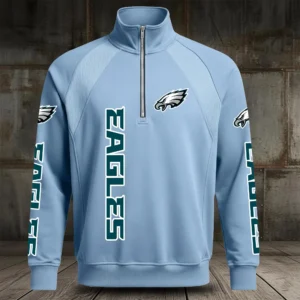 Philadelphia Eagles Half Zip Hoodie Stand Collar New 2026 Limited
