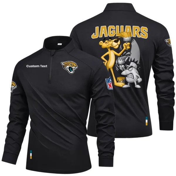 Jacksonville Jaguars Quarter Zip Long Sleeve Shirt 2026 Limited Personalize Name