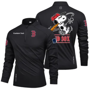 Boston Red Sox Quarter Zip Long Sleeve Shirt New 2026 Limited Personalize Name