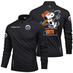 New York Mets Quarter Zip Long Sleeve Shirt New 2026 Limited Personalize Name