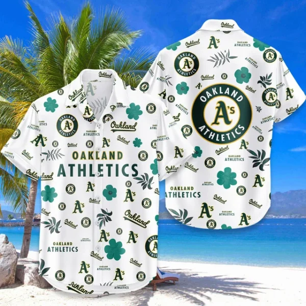 Athletics Hawaiian Shirt 2026 Premium Crinkle Textured, Tropical Beach Limited Edition