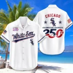 Chicago White Sox Hawaiian Shirt Premium Crinkle Textured 2026 Limited Edition America’s 250th Anniversary USA Flag