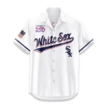Chicago White Sox Hawaiian Shirt Premium Crinkle Textured 2026 Limited Edition America’s 250th Anniversary USA Flag