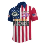 Green Bay Packers Hawaiian Shirt 2026 Premium Crinkle Textured x Liberty Eagle Patriotic Limited Edition