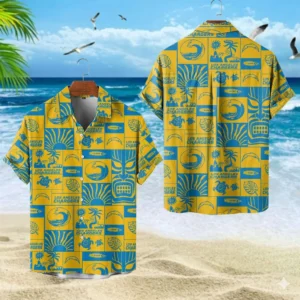 Los Angeles Chargers Hawaiian Shirt Premium Crinkle Textured, Unisex New 2026 Limited