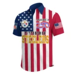 Pittsburgh Steelers Hawaiian Shirt 2026 Premium Crinkle Textured x Liberty Eagle Patriotic Limited Edition
