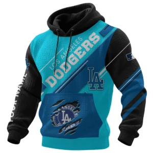 Los Angeles Dodgers Waffle Knit Pullover Hoodie 2026 Limited Edition Personalize Name