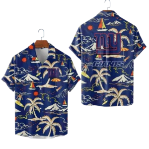 New York Giants Hawaiian Shirt 2026 Limited Edition Premium Crinkle Textured