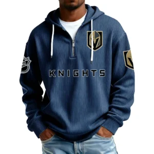 Vegas Golden Knights Men’s Corduroy Quarter Zip Hoodie