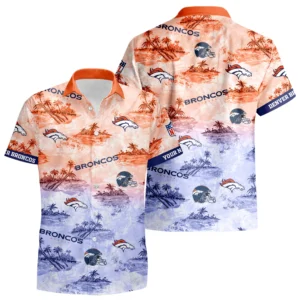 Denver Broncos Hawaiian Shirt 2026 Limited Premium Crinkle Textured Personalize Name
