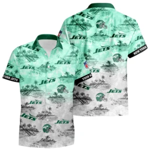 New York Jets Hawaiian Shirt 2026 Limited Premium Crinkle Textured Personalize Name