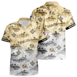 New Orleans Saints Hawaiian Shirt 2026 Limited Premium Crinkle Textured Personalize Name