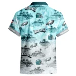 Philadelphia Eagles Hawaiian Shirt 2026 Limited Premium Crinkle Textured Personalize Name