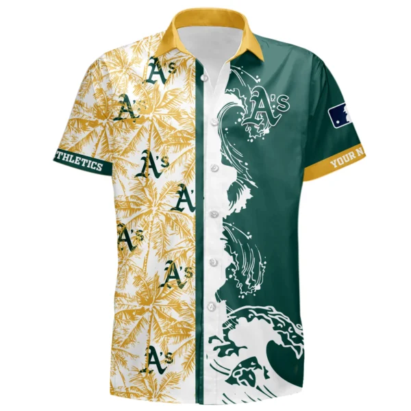 Athletics Hawaiian Shirt 2026 Limited Premium Crinkle Textured Personalize Name