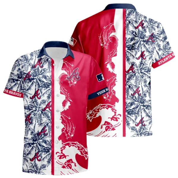 Atlanta Braves Hawaiian Shirt 2026 Limited Premium Crinkle Textured Personalize Name