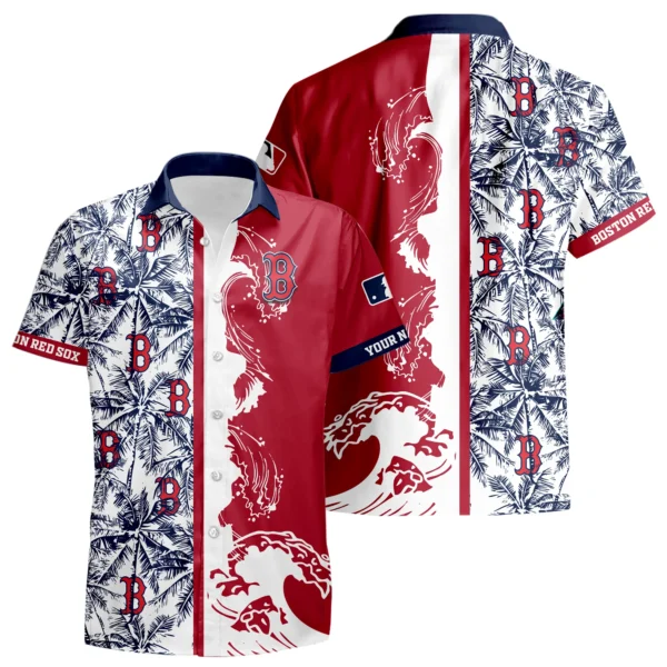 Boston Red Sox Hawaiian Shirt 2026 Limited Premium Crinkle Textured Personalize Name