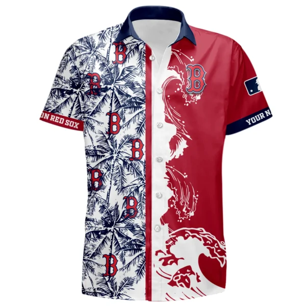 Boston Red Sox Hawaiian Shirt 2026 Limited Premium Crinkle Textured Personalize Name
