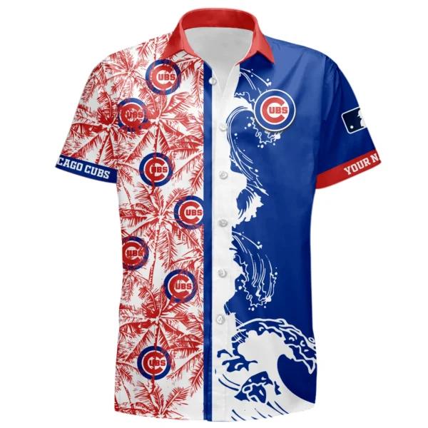 Chicago Cubs Hawaiian Shirt 2026 Limited Premium Crinkle Textured Personalize Name