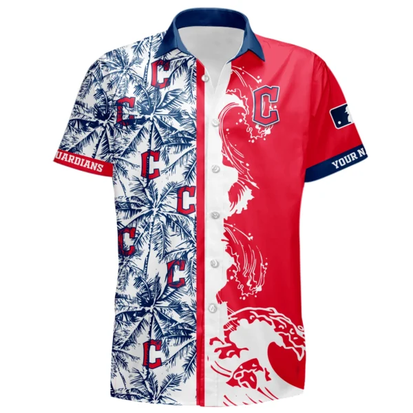 Cleveland Guardians Hawaiian Shirt 2026 Limited Premium Crinkle Textured Personalize Name