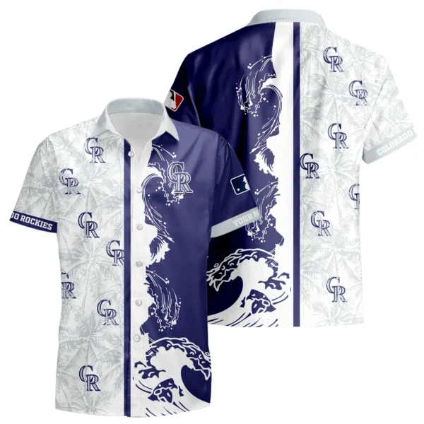 Colorado Rockies Hawaiian Shirt 2026 Limited Premium Crinkle Textured Personalize Name