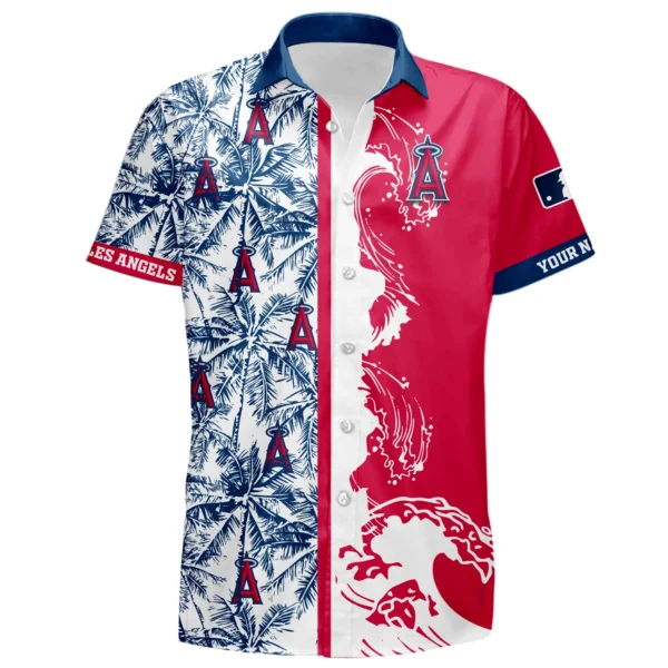 Los Angeles Angels Hawaiian Shirt 2026 Limited Premium Crinkle Textured Personalize Name