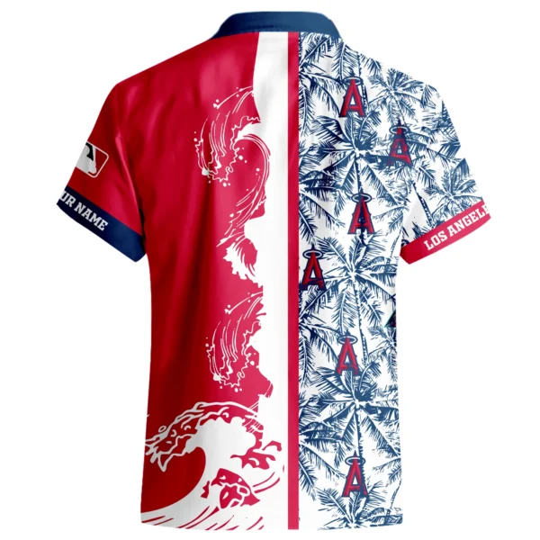 Los Angeles Angels Hawaiian Shirt 2026 Limited Premium Crinkle Textured Personalize Name